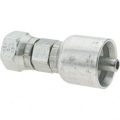 Parker - 1/4 Thread Hydraulic Hose Fitting - -4 Hose Size, 1/4" Hose Diam - Apex Tool & Supply