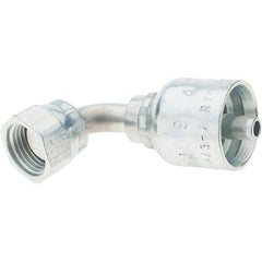 Parker - 1/4 Thread Hydraulic Hose Fitting - -4 Hose Size, 1/4" Hose Diam - Apex Tool & Supply