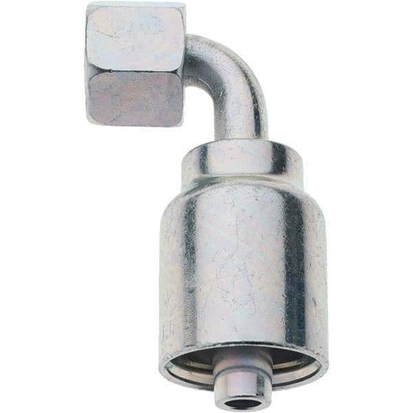 Parker - 3/8 Thread Hydraulic Hose Fitting - -6 Hose Size, 3/8" Hose Diam - Apex Tool & Supply