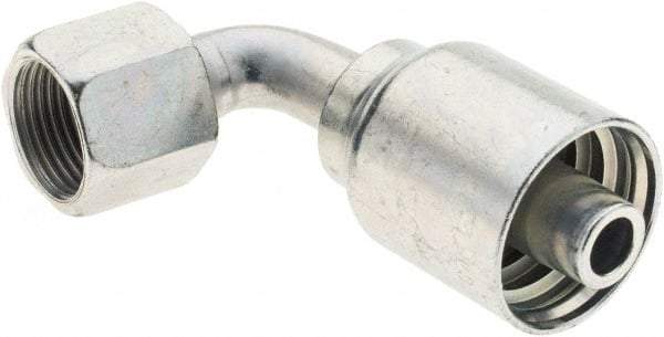 Parker - 1/2 Thread Hydraulic Hose Fitting - -8 Hose Size, 1/2" Hose Diam - Apex Tool & Supply