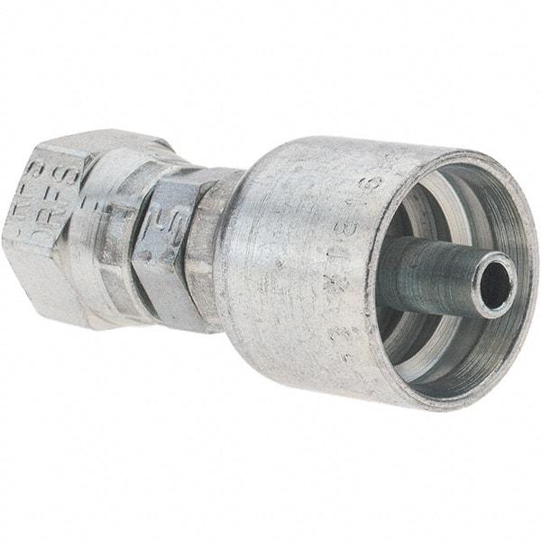 Parker - 1/4 Thread Hydraulic Hose Fitting - -4 Hose Size, 1/4" Hose Diam - Apex Tool & Supply