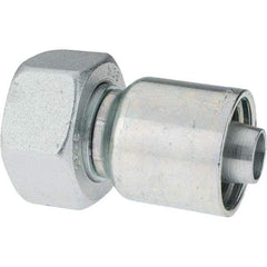 Parker - Female Metric Steel Hydraulic Hose Swivel - -12 Hose Size, 3/4" Hose Diam - Apex Tool & Supply