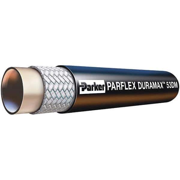 Parker - 1/2" ID x 0.89" OD, Thermoplastic Tube - 3000 psi, Black, 250' Long - Apex Tool & Supply