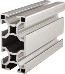 80/20 Inc. - 4 Meters Long x 30 mm Wide x 60 mm Deep, T-Slotted Aluminum Extrusion - Clear Anodized Finish - Apex Tool & Supply