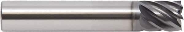 M.A. Ford - 1", 1" LOC, 1" Shank Diam, 4" OAL, 7 Flute, Solid Carbide Square End Mill - Single End, ALtima Blaze Finish, 38° Helix, Centercutting, Right Hand Cut, Right Hand Flute, Series 180 - Apex Tool & Supply