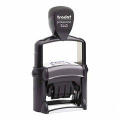 Trodat - Pre-inked Custom Stamps Type: Custom Stamp - 5-In-1 Dater Message: Date/Entered/Faxed/Paid/Received - Apex Tool & Supply