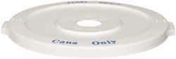 PRO-SOURCE - 32 Gal White Round Recycling Container - Polyethylene - Apex Tool & Supply
