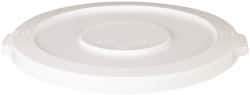 PRO-SOURCE - Round Lid for Use with 32 Gal Round Trash Cans - White, Plastic, For Huskee Trash Cans - Apex Tool & Supply