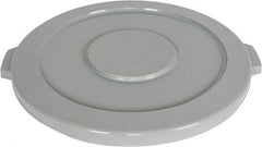 PRO-SOURCE - Round Lid for Use with 44 Gal Round Trash Cans - Gray, Plastic, For Huskee Trash Cans - Apex Tool & Supply