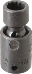 Proto - 1/4" Drive 8mm Standard Universal Impact Socket - 12 Points, 1-19/64" OAL - Apex Tool & Supply
