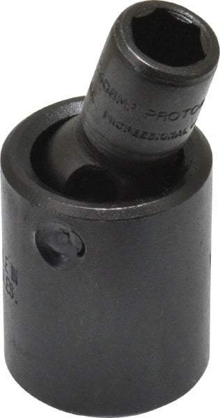 Proto - 3/8" Drive 8mm Standard Universal Impact Socket - 6 Points, 2" OAL - Apex Tool & Supply