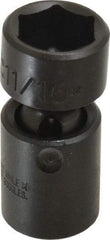 Proto - 3/8" Drive 11/16" Standard Universal Impact Socket - 6 Points, 2" OAL - Apex Tool & Supply