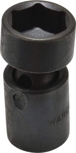 Proto - 3/8" Drive 19mm Standard Universal Impact Socket - 6 Points, 2-3/32" OAL - Apex Tool & Supply