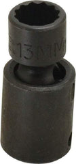 Proto - 3/8" Drive 13mm Deep Universal Impact Socket - 12 Points, 2" OAL - Apex Tool & Supply