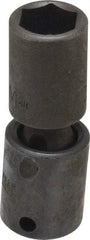 Proto - 3/8" Drive 15mm Deep Universal Impact Socket - 6 Points, 2-11/16" OAL - Apex Tool & Supply
