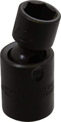 Proto - 3/8" Drive 1/2" Standard Universal Impact Socket - 6 Points, 2" OAL - Apex Tool & Supply