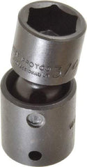 Proto - 1/2" Drive 3/4" Standard Universal Impact Socket - 6 Points, 2-19/32" OAL - Apex Tool & Supply