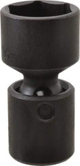 Proto - 1/2" Drive 1-3/16" Standard Universal Impact Socket - 6 Points, 3-3/32" OAL - Apex Tool & Supply