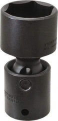 Proto - 1/2" Drive 1-1/4" Standard Universal Impact Socket - 6 Points, 3-13/64" OAL - Apex Tool & Supply