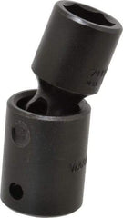 Proto - 1/2" Drive 15mm Standard Universal Impact Socket - 6 Points, 2-19/32" OAL - Apex Tool & Supply