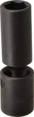 Proto - 1/2" Drive 5/8" Deep Universal Impact Socket - 6 Points, 3-19/32" OAL - Apex Tool & Supply