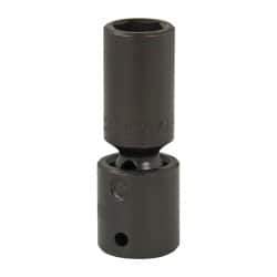 Proto - 1/2" Drive 11/16" Deep Universal Impact Socket - 6 Points, 3-1/2" OAL - Apex Tool & Supply