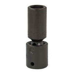 Proto - 1/2" Drive 11/16" Deep Universal Impact Socket - 6 Points, 3-1/2" OAL - Apex Tool & Supply