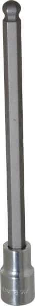 Blackhawk by Proto - 3/8" Drive, 5/16" Hex Bit Socket - 5-7/64" OAL, 5-23/64" Bit Length, Ball End - Apex Tool & Supply