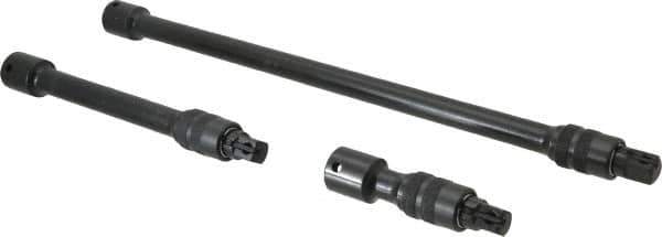 Proto - 3/8" Drive Socket Locking Extension Set - 3 Pieces, Includes 3, 6, 12" Lengths - Apex Tool & Supply
