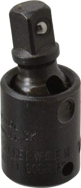 Proto - 1/4 Male 1/4 Female Impact Universal Joint - 1-13/32" OAL - Apex Tool & Supply