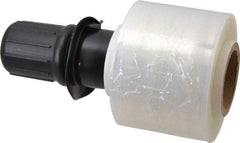 Stretch Associates - 3" x 1,000' 80 Gauge Clear Bundling Stretch Film with Dispenser - 4 Piece, 80 Gauge, Clear - Apex Tool & Supply
