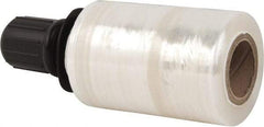 Stretch Associates - 5" x 1,000' 80 Gauge Clear Bundling Stretch Film with Dispenser - 4 Piece, 80 Gauge, Clear - Apex Tool & Supply