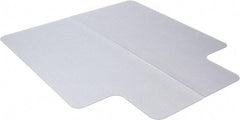 Aleco - 53" Long x 45" Wide, Chair Mat - Single Lip, Straight Edge Style - Apex Tool & Supply