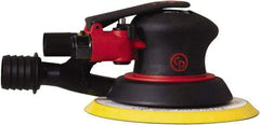 Chicago Pneumatic - 12,000 OPM, 16 CFM Air Consumption, 90 psi Air Pressure, Palm Air Orbital Sander - Round Pad, Hook & Loop Backing, 1/4" Inlet - Apex Tool & Supply