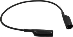 Pomona - Black Electrical Test Equipment Patch Cord - Use with Alligators Test Clips - Apex Tool & Supply
