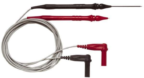 Pomona - Black/Red Electrical Test Equipment Probe Set - Use with Digital Multimeters - Apex Tool & Supply