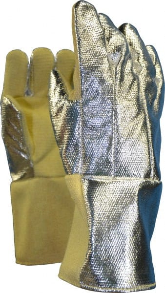 Steel Grip - Size Universal Wool Lined Aluminized Thermonol Welding Glove - Apex Tool & Supply