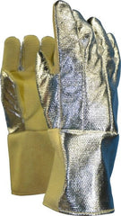Steel Grip - Size Universal Wool Lined Aluminized Thermonol Welding Glove - Apex Tool & Supply