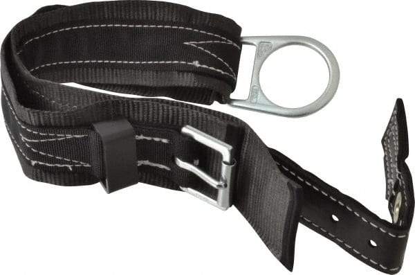 Miller - Size L, 39 to 47 Inch Waist, 3 Inch Wide, Single D Ring Style Body Belt - Nylon Webbing, Include Comfort Pad, Tongue Buckle Connection - Apex Tool & Supply
