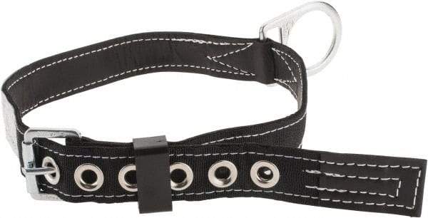 Miller - Size M, 35 to 43 Inch Waist, 1-3/4 Inch Wide, Single D Ring Style Body Belt - Nylon Webbing, Tongue Buckle Connection - Apex Tool & Supply
