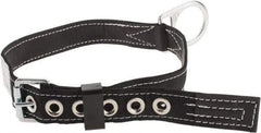 Miller - Size M, 35 to 43 Inch Waist, 1-3/4 Inch Wide, Single D Ring Style Body Belt - Nylon Webbing, Tongue Buckle Connection - Apex Tool & Supply