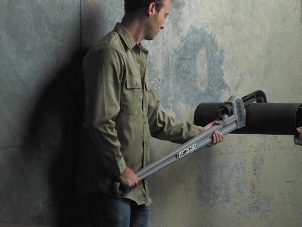 Irwin - 48" Aluminum Straight Pipe Wrench - 6" Pipe Capacity - Apex Tool & Supply