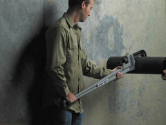 Irwin - 48" Aluminum Straight Pipe Wrench - 6" Pipe Capacity - Apex Tool & Supply