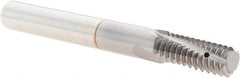 Vargus - 3/8-16, 3/4-16 UNC, UNF, 0.301" Cutting Diam, 3 Flute, Solid Carbide Helical Flute Thread Mill - Internal Thread, 0.781" LOC, 2.402" OAL, 5/16" Shank Diam - Apex Tool & Supply
