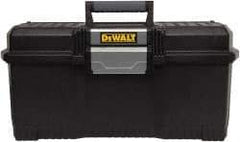 DeWALT - 1 Compartment Tool Box - 24" Wide x 11-1/2" Deep x 10-29/32" High, Metal/Resin, Black - Apex Tool & Supply