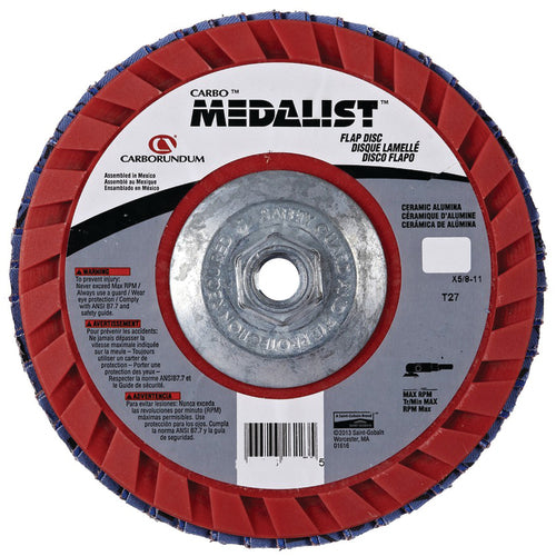 4 1/2″ × 7/8 60 Grit Flap Disc - Apex Tool & Supply