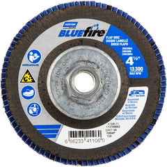 ‎4-1/2 × 5/8 - 11″ BlueFire Fiberglass Conical Flap Disc Type 29 P80 Grit R884V1 Zirconia Alumina - Apex Tool & Supply