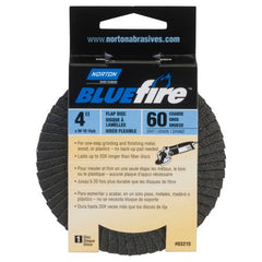 4″ × 5/8″ Flap Disc BlueFire Type 29 Fiberglass Plate 60 Grit - Apex Tool & Supply