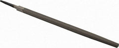 Value Collection - 14.24" Long, Second Cut, Square American-Pattern File - Double Cut, 0.39" Overall Thickness, Tang - Apex Tool & Supply
