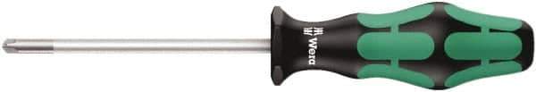 Wera - 3-1/8" Blade Length Tri-Point Screwdriver - 7" OAL - Apex Tool & Supply